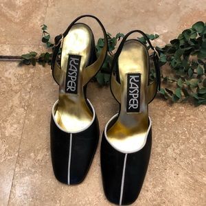 Kasper black heels size 6.5